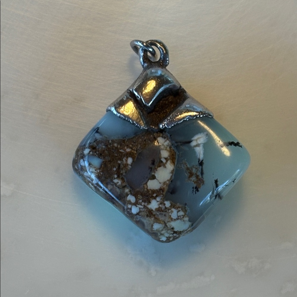 Green Chalcedony Pendant